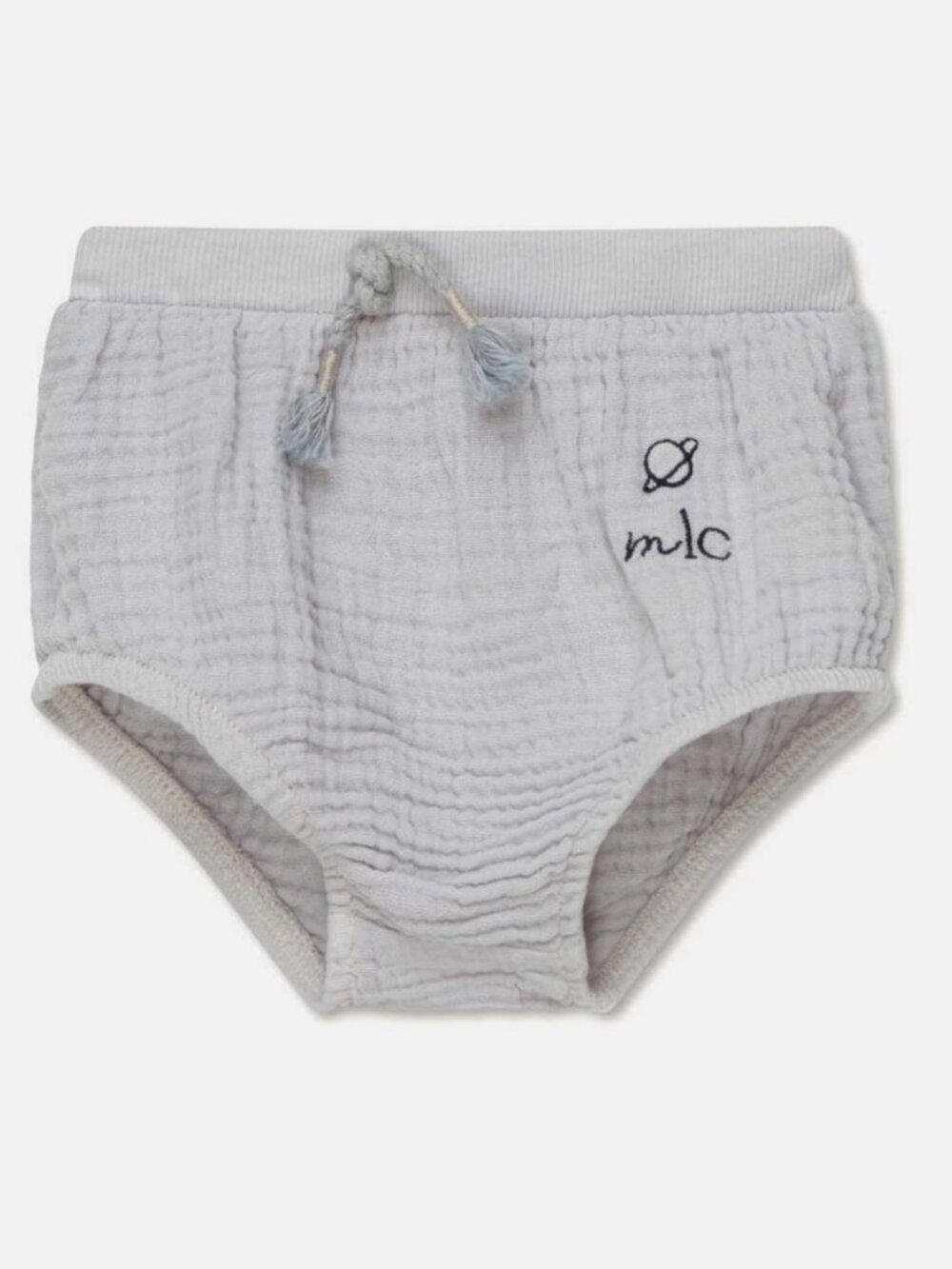 Gauze baby bloomers - Soft grey